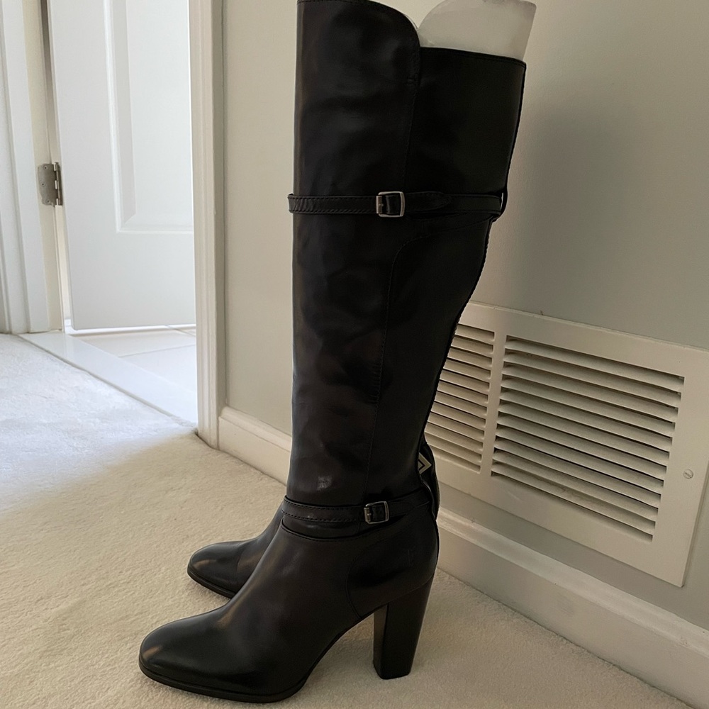 Frye Laurie Tall Boots - Black 8.5 US